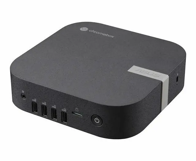 Alt view image 16 of 16 - ASUS Chromebox 5a with Celeron 7305, 4GB RAM, 128GB SSDm Quad-display, Wi-Fi