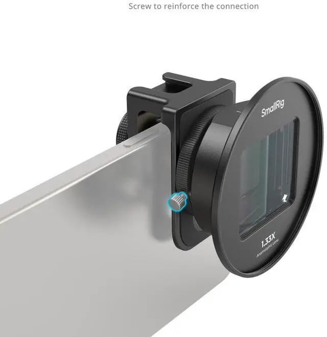 Alt view image 4 of 6 - SmallRig 1.33x Anamorphic Lens for Mobile Phone, T-Mount