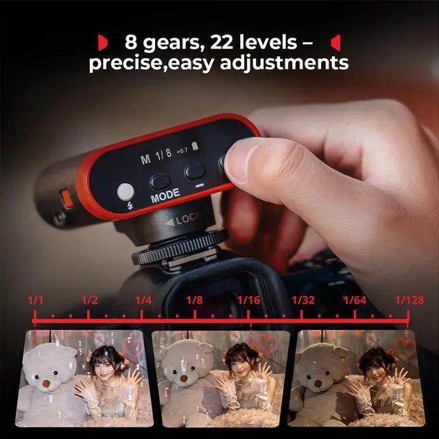 Alt view image 4 of 7 - SmallRig RS20 mini Portable Speedlite Flash