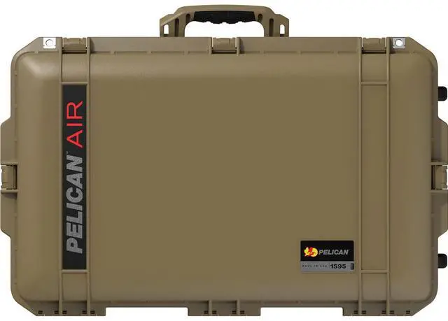 Alt view image 3 of 4 - Pelican 1595 Air Wheeled Waterproof Carry-On Hard Case, OCP Tan