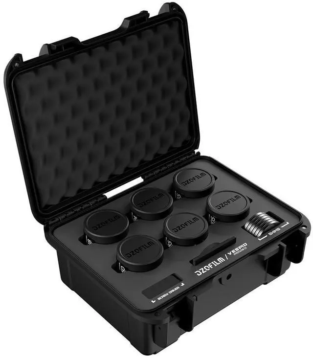 Alt view image 2 of 7 - DZOFILM Vespid2 Prime Cinema 6-Lens Kit with 18mm, 24mm, 35mm, 50mm, 85mm, 105mm T1.9 Lens for PL Mount