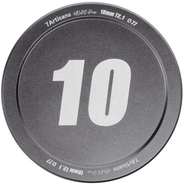 Alt view image 4 of 7 - 7artisans 7Artisans Hope Series 10mm T2.1 Cinema Lens for Canon EOS-R Mount, Titanium Gray