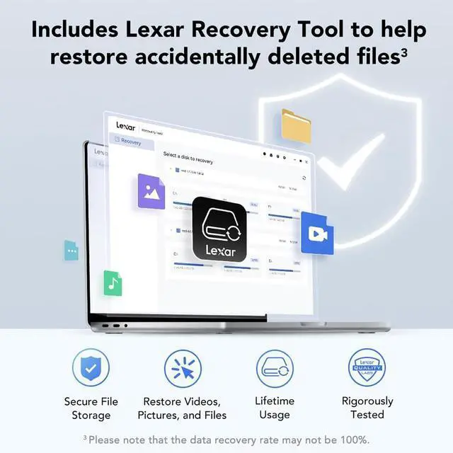 Alt view image 7 of 7 - Lexar NQ780 2TB PCIe Gen 4x4 NVMe M.2 Internal SSD