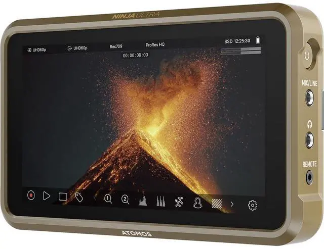 Alt view image 2 of 7 - Atomos Ninja Ultra 5.2" HDR Monitor-Recorder Bundle with Atomos Accessory Kit and Complete Optics Care and Cleaning Kit