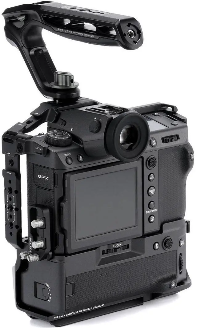 Alt view image 2 of 7 - Tilta Full Camera Cage Lightweight Kit for Fujifilm GFX100 II, Black
