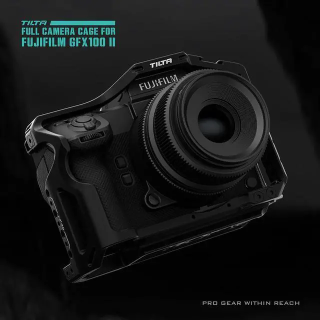 Alt view image 6 of 7 - Tilta Full Camera Cage Lightweight Kit for Fujifilm GFX100 II, Black