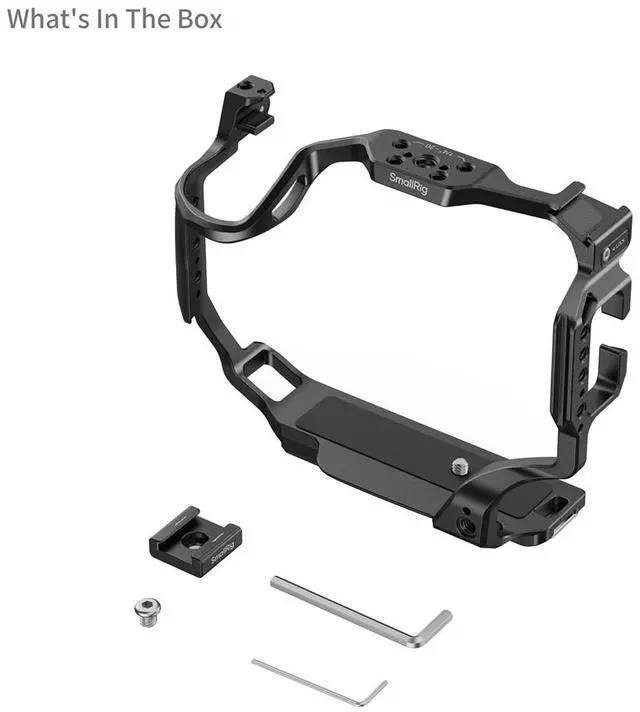 Alt view image 3 of 7 - SmallRig Full Camera Cage for Canon EOS R1, Black