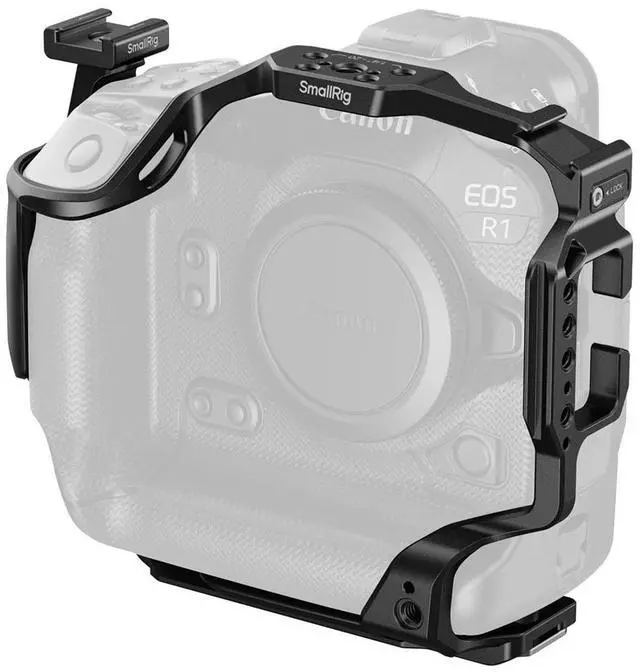 Main image of SmallRig Full Camera Cage for Canon EOS R1, Black