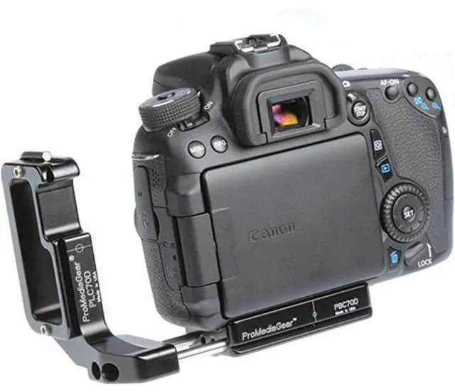 Alt view image 4 of 4 - ProMediaGear L-Bracket for Canon 70D DSLR Camera