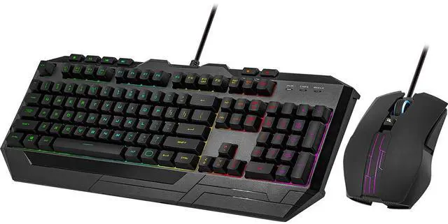 Alt view image 10 of 16 - Cooler Master Devastator 3 RGB Gaming Combo - USB 1.1 Type A Membrane Cable Keyboard - Black - USB 2.0 Cable Mouse - Optical - 4800 dpi - Symmetrical - Compatible with PC
