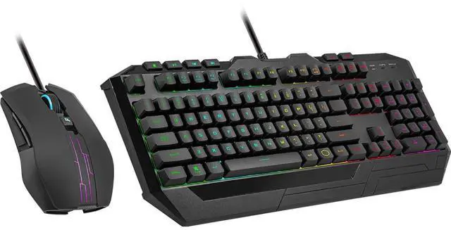Alt view image 12 of 16 - Cooler Master Devastator 3 RGB Gaming Combo - USB 1.1 Type A Membrane Cable Keyboard - Black - USB 2.0 Cable Mouse - Optical - 4800 dpi - Symmetrical - Compatible with PC