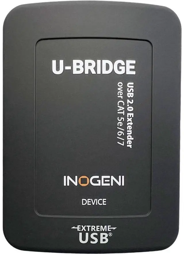 Alt view image 4 of 9 - INOGENI Video Extender Transmitter/Receiver - 328.08 ft Range - 2 x Network (RJ-45) - 2 x USB - 4K - Category 5e, Category 6, Category 7 - Desktop PC, Camera, Microphone, Audio, Keyboard