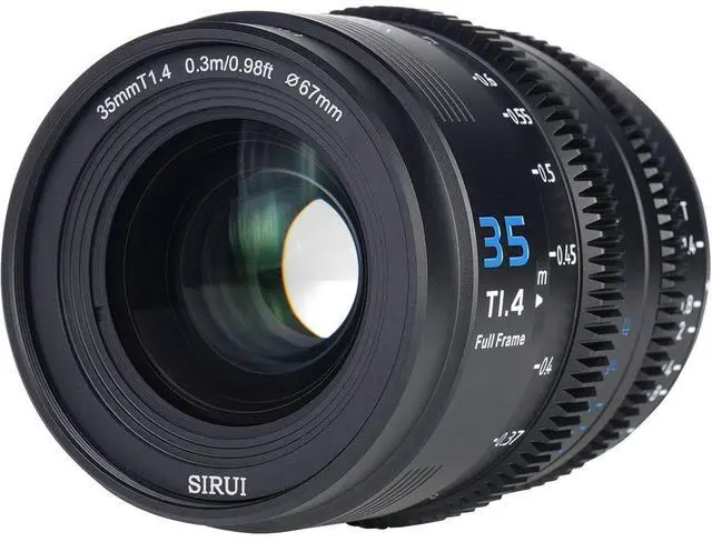 Alt view image 3 of 6 - Sirui Sirui Vision Prime 1 Series 35mm T1.4 Full Frame Cine Lens (Native E mount, Black Color, Z/RF/L Mount Adapter)