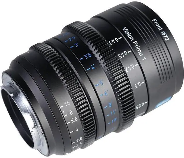 Alt view image 5 of 6 - Sirui Sirui Vision Prime 1 Series 35mm T1.4 Full Frame Cine Lens (Native E mount, Black Color, Z/RF/L Mount Adapter)