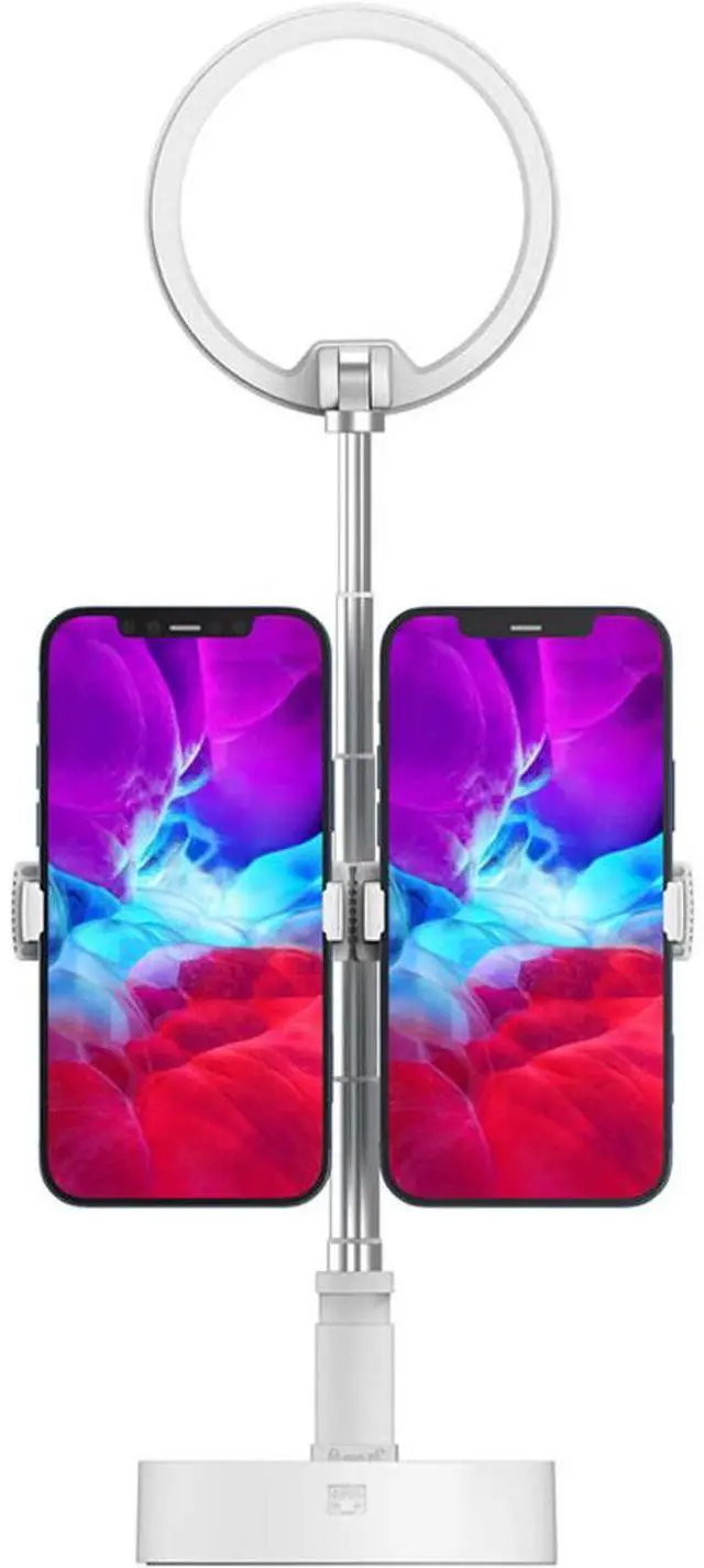 Alt view image 3 of 7 - SmallRig L10 Portable Beauty-Enchancing & Eye-Caring LED Lamp, White