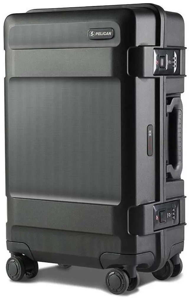 Alt view image 6 of 7 - Pelican Pelican ATX 22" Waterproof Wheeled Carry-On Hard Travel Case Black