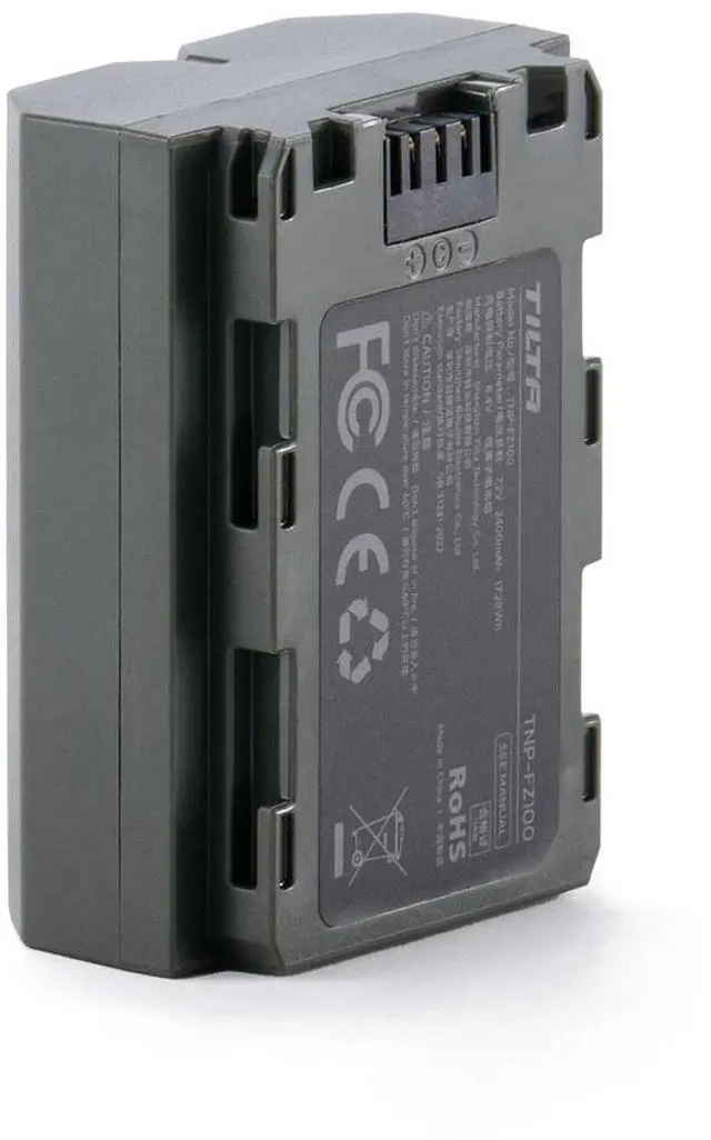 Alt view image 10 of 14 - Tilta NP-FZ100 2400mAh High-Capacity Battery for Digital Cameras with High-Energy-Density Cell, USB-C Port, and Built-In Decoding Chip (Green)