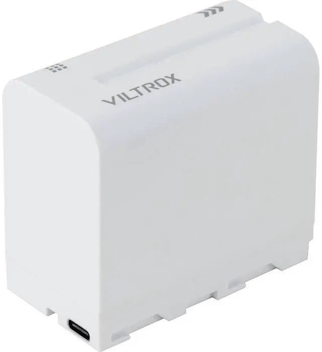 Alt view image 6 of 7 - Viltrox L-Series NP-F970 48.84Wh 7.4V 6600mAh Lithium-Ion Battery, White