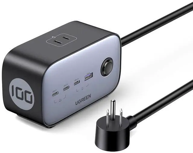 Alt view image 2 of 7 - UGREEN DigiNest Pro 100W USB GaN 7-In-1 Desktop Charging Station