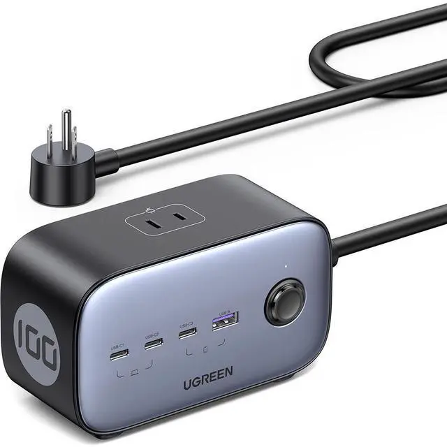 Alt view image 3 of 7 - UGREEN DigiNest Pro 100W USB GaN 7-In-1 Desktop Charging Station