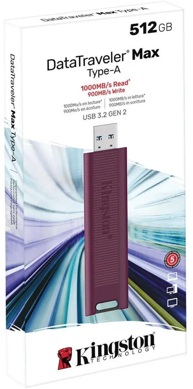 Alt view image 17 of 17 - Kingston DataTraveler Max USB 3.2 Gen 2 Series Flash Drive DTMAXA512GB