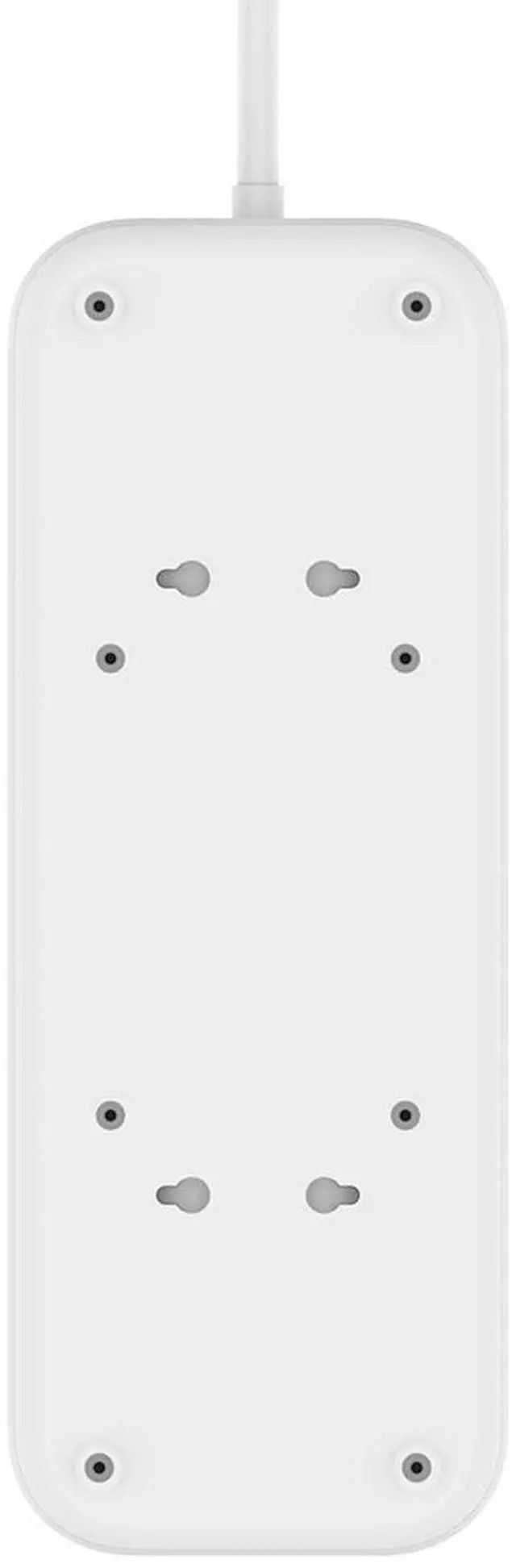 Alt view image 2 of 5 - Belkin 12-Outlet Surge Protector with USB Ports and 6' Power Cord, White