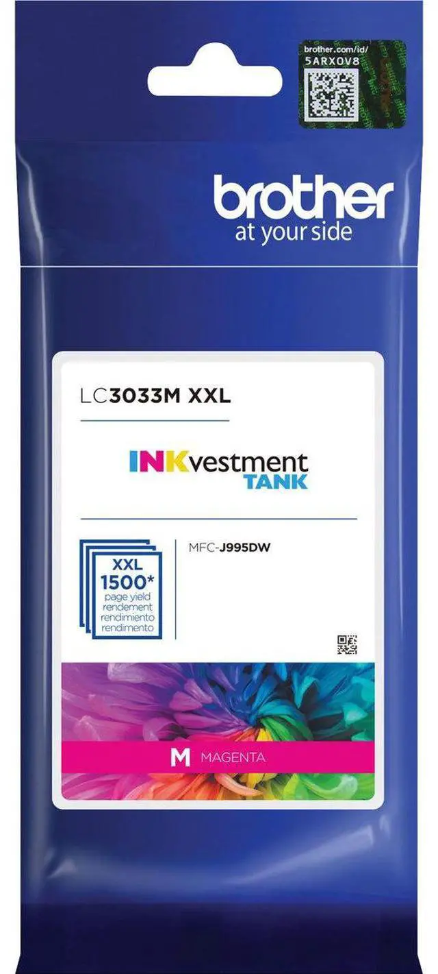 Main image of Brother LC3033 Super High Yield INKvestment Tank Ink Cartridge, Up to 1500 Pages, Magenta