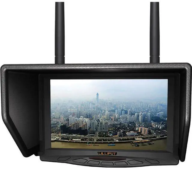Main image of Lilliput 329/DW 7" FPV LED Monitor with 5.8GHz Wireless Dual Receiver, 800x480