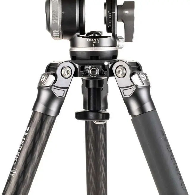 Alt view image 13 of 14 - Benro Mammoth Carbon Fiber Tripod TMTH44C