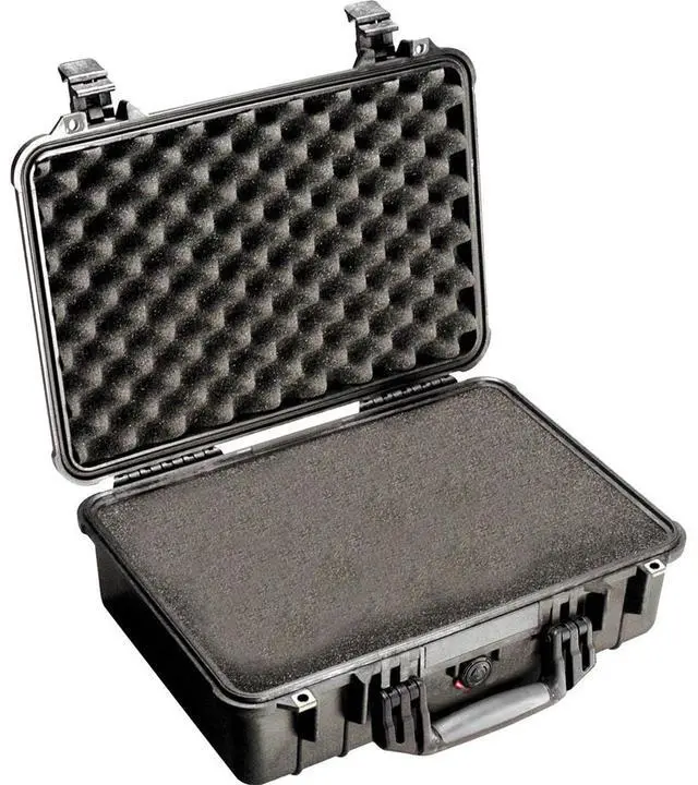 Alt view image 2 of 4 - Pelican 1500 Watertight Hard Case with Foam Insert - Black