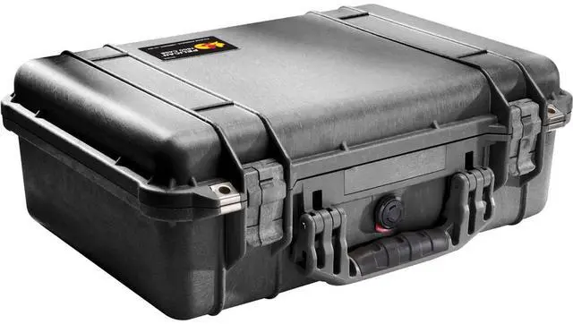 Main image of Pelican 1500 Watertight Hard Case with Foam Insert - Black