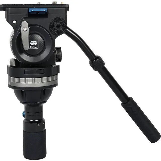 Alt view image 2 of 7 - Sirui SQ75 3-Section Heavy-Duty Carbon Fiber Rapid-System Tripod with VHS10 Video Head