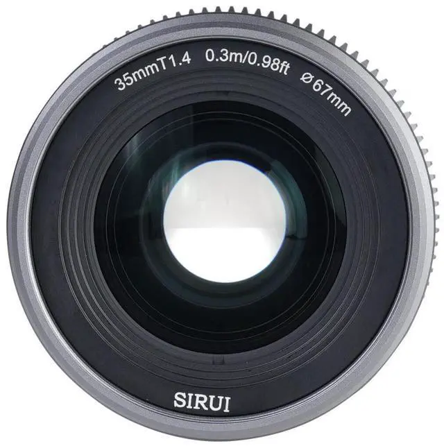 Alt view image 2 of 6 - Sirui Sirui Vision Prime 1 Series 35mm T1.4 Full Frame Cine Lens (Native E mount, Metal Grey Color, Z/RF/L Mount Adapter)