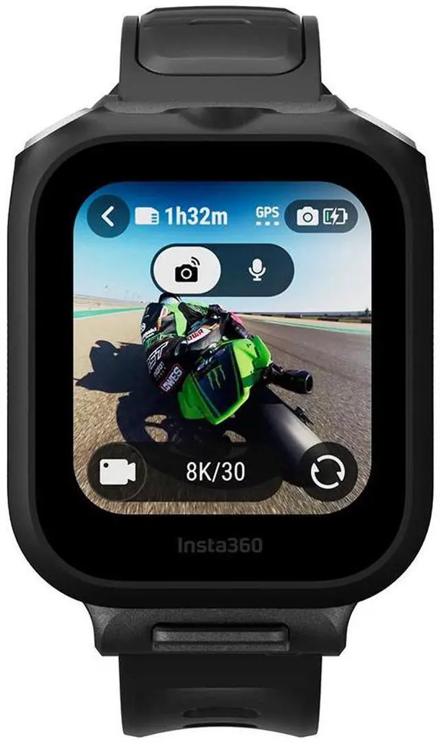 Alt view image 3 of 7 - Insta360 GPS Preview Remote with Built-In Mic, Black