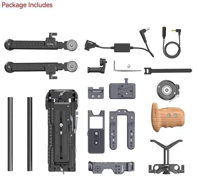 Alt view image 2 of 7 - SmallRig 4125B Shoulder Rig Kit for Sony FX6 Camera