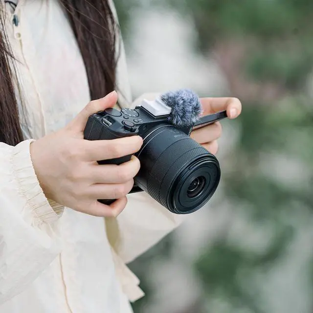 Alt view image 6 of 6 - SmallRig Furry Windscreen for Canon EOS R50 V Camera, 2-Pack