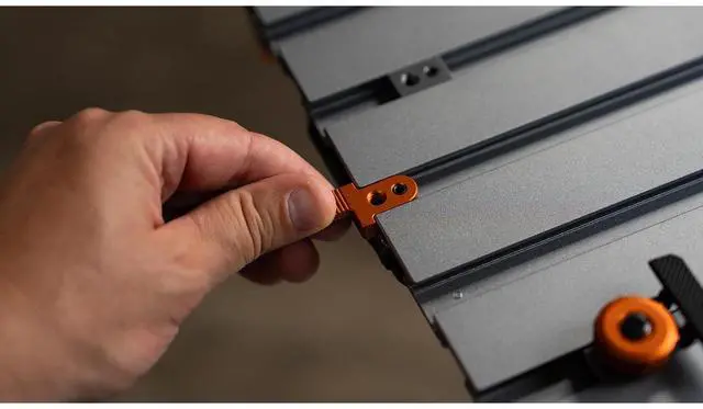 Alt view image 6 of 7 - Tether Tools Action Tabs for AeroTrac Workstation, Orange, 2-Pack