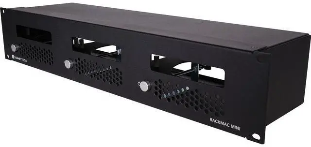 Main image of Sonnet RackMac Mini 2U Rackmount Enclosure for 3x Apple Mac Minis M4