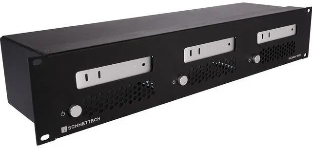 Alt view image 3 of 7 - Sonnet RackMac Mini 2U Rackmount Enclosure for 3x Apple Mac Minis M4