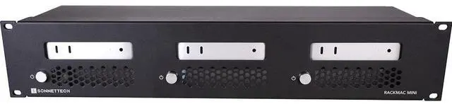 Alt view image 6 of 7 - Sonnet RackMac Mini 2U Rackmount Enclosure for 3x Apple Mac Minis M4