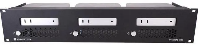 Alt view image 7 of 7 - Sonnet RackMac Mini 2U Rackmount Enclosure for 3x Apple Mac Minis M4