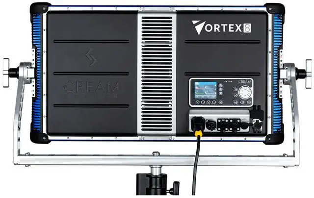 Alt view image 3 of 7 - Creamsource Vortex8 Soft 2x1 RRGBBW 650W LED Light with Yoke, Dome Diffuser and Hard Case