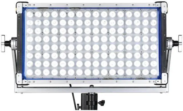 Alt view image 2 of 7 - Creamsource Vortex8 Soft 2x1 RRGBBW 650W LED Light with Yoke, Dome Diffuser and Hard Case