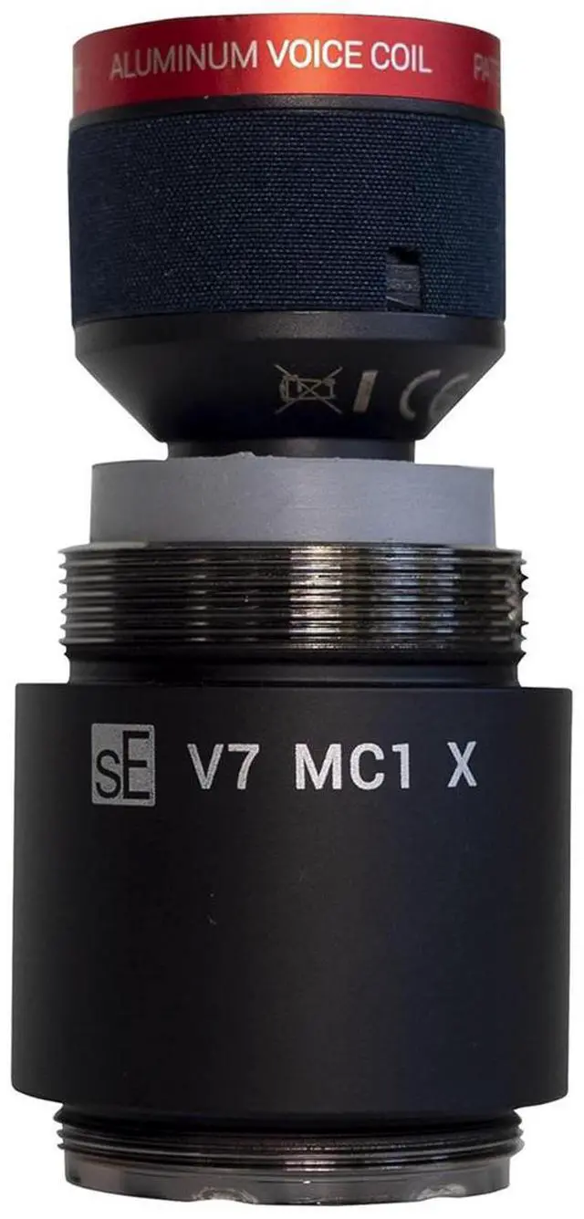 Alt view image 3 of 4 - SE Electronics V7 MC1 X Dynamic Supercardioid Microphone Capsule for Shure Handheld Wireless Transmitters, Black