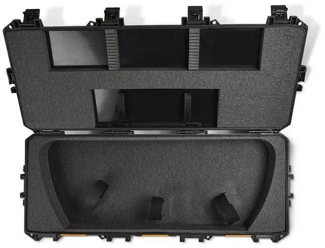 Alt view image 2 of 7 - Pelican V730BOW Vault Wheeled Bow Hard Case with Foam Insert, Black