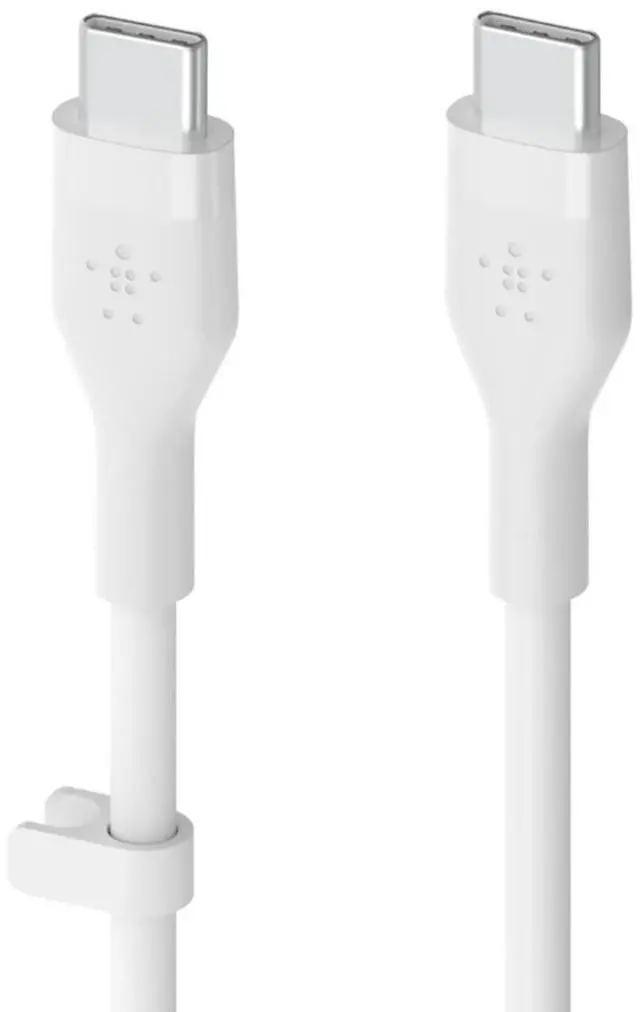 Alt view image 3 of 6 - Belkin BoostCharge Flex 9.8' 60W USB-C to USB-C Cable, White
