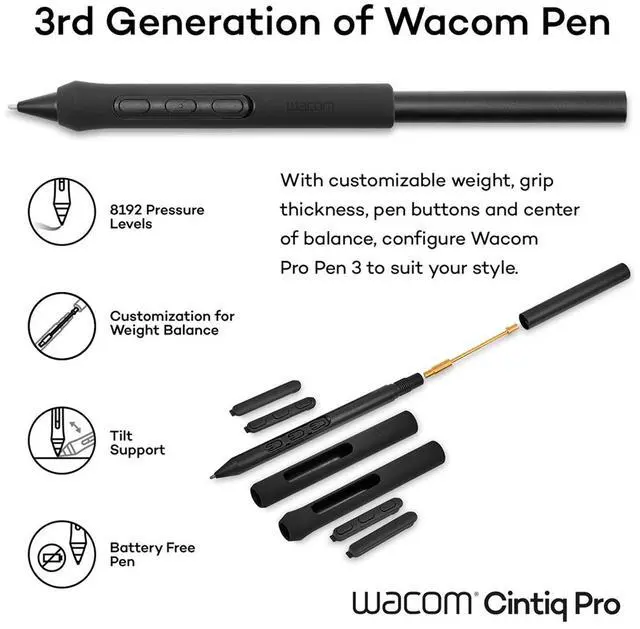 Alt view image 4 of 6 - Wacom Wacom Cintiq Pro 27 Creative Pen & Touch Display