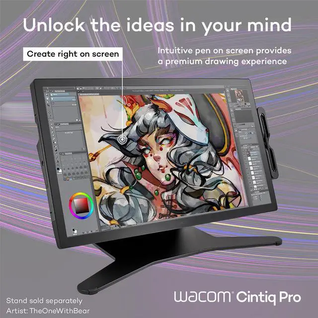Alt view image 6 of 6 - Wacom Wacom Cintiq Pro 27 Creative Pen & Touch Display