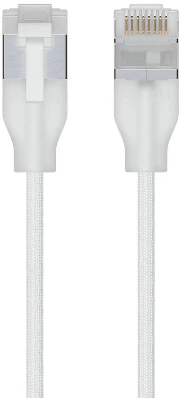 Alt view image 2 of 2 - Ubiquiti Networks 3.2' UniFi Ether lighting Braided Cat6A Premium Patch Cable, White