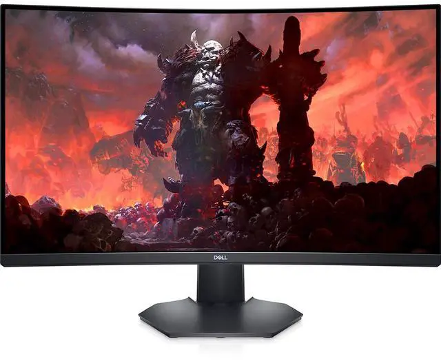 Alt view image 15 of 20 - Dell S3222DGM 32" 2K QHD 2560x1440 165Hz Curved Gaming VA Monitor 2ms FreeSync HDMI Display Port VESA